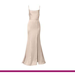 AMSALE CHLOE GB131S Satin Bridesmaid Dress